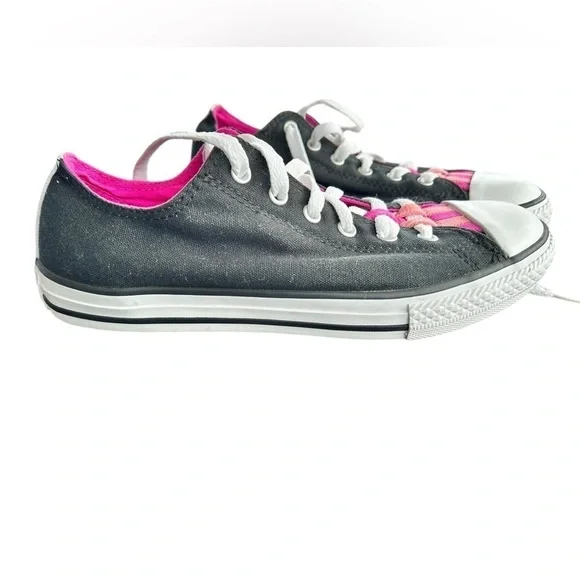 CONVERSE ALL STAR CHUCK TAYLOR Loopholes Low Top Sneakers Jr5.5 W7.5-8 EC - Picture 2 of 10